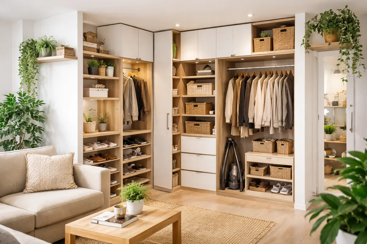 Comment aménager un espace de rangement dans une maison avec une petite surface