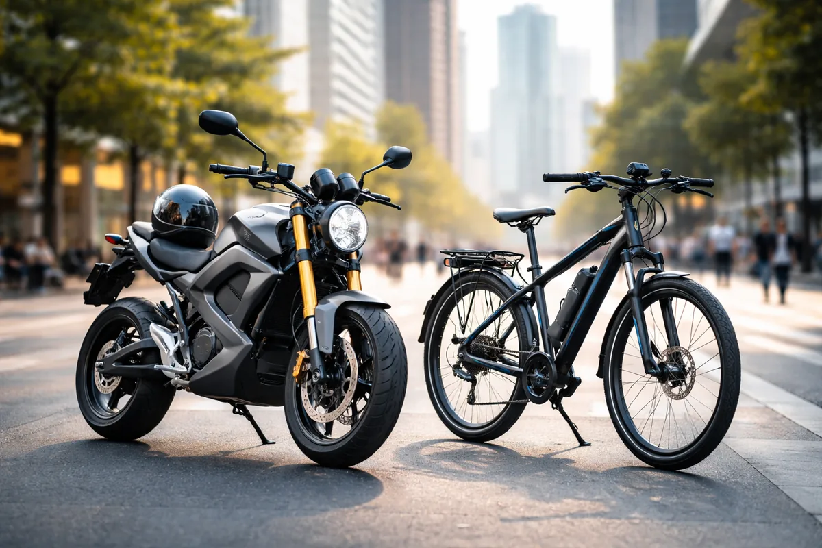 Comment choisir entre une moto et un vélo électrique pour se déplacer