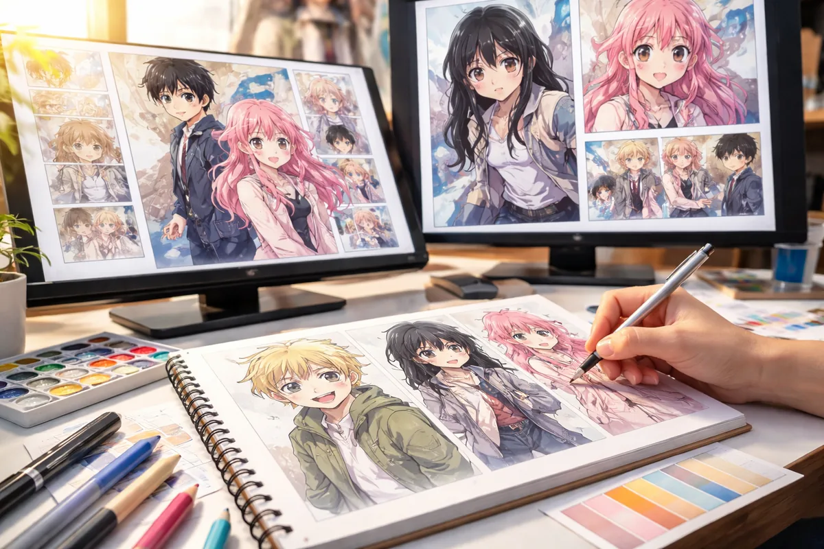 Comment développer une série de manga avec des personnages attachants