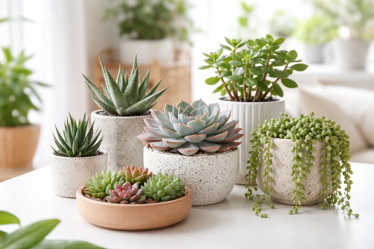 Comment choisir les meilleures succulentes pour un environnement intérieur agréable